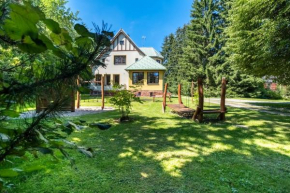 Villa with a covered pool, park, and playground, Svoboda Nad Upou